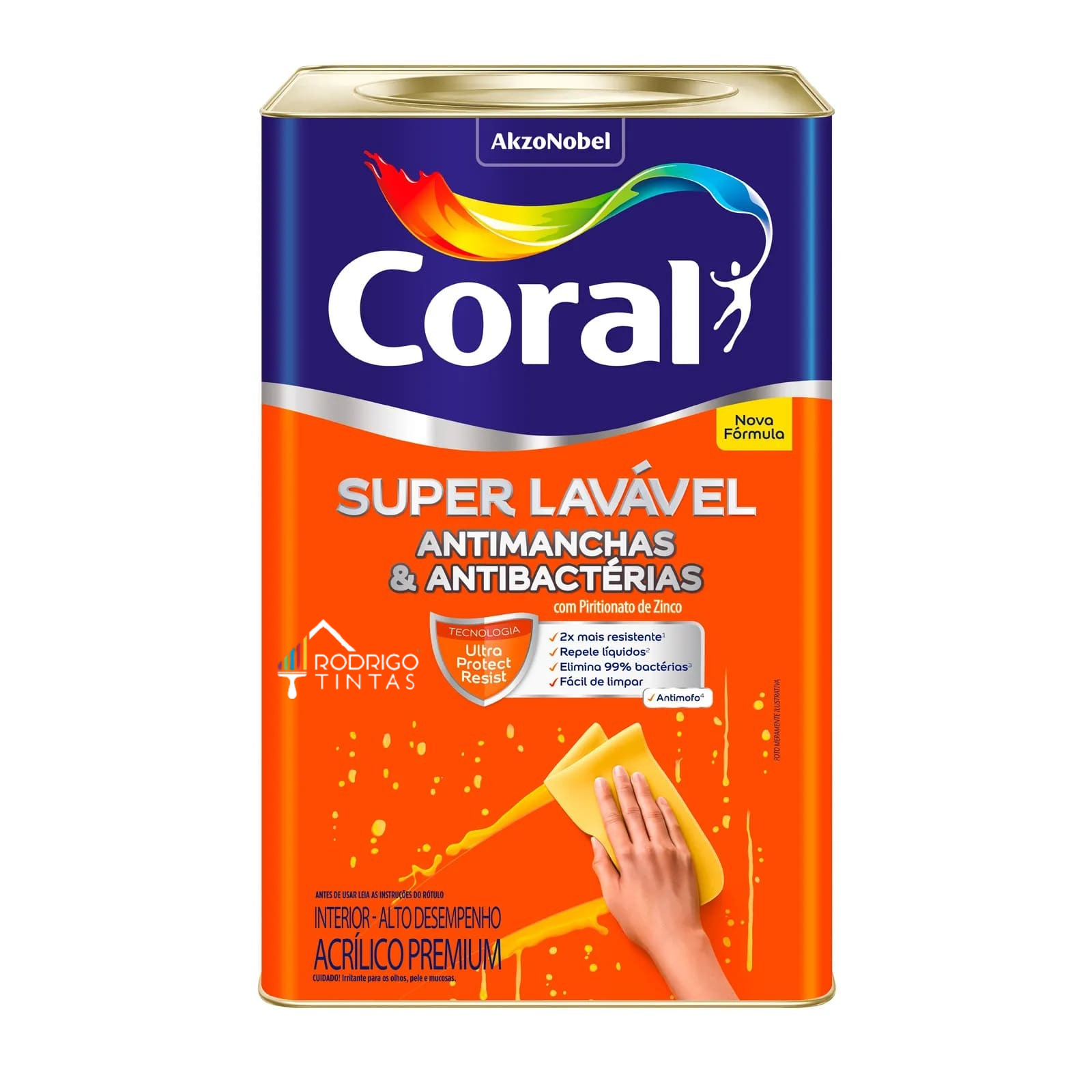 Super Lavável Antimanchas Antibactéria Coral